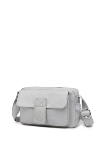  Smart Bags Krinkıl Açık Gri Kumaş Kadın Çapraz Askılı Çanta SMB3098