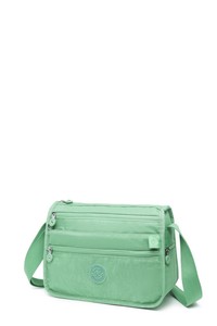  Smart Bags Krinkıl Açık Yeşil Kumaş Kadın Çapraz Askılı Çanta SMB1128