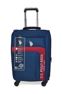 U.S. Polo Assn.  Lacivert Kumaş Unisex Orta Boy Valiz PLVLZ21266BO