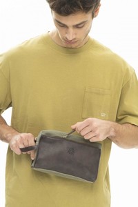  Benetton  Haki Unisex Portföy & Clutch Çanta BNT998