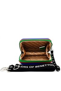  Benetton Logo Detaylı Mavi Kadın El Çantası BNTM101X