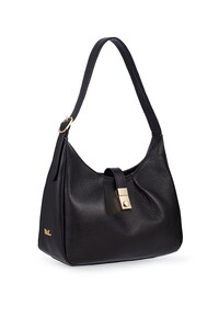  Bilik Deri Exclusive Siyah  Kadın Omuz Çantası BLM 7058-R