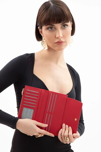  Sisley  Kırmızı Kadın Cüzdan SLY228
