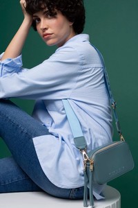 Sisley  Mavi Kadın Çapraz Askılı Çanta SLY002