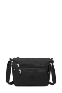  Smart Bags Krinkıl Siyah Kumaş Kadın Çapraz Askılı Çanta SMB1238