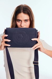 U.S. Polo Assn.  Lacivert/Bordo Kadın Çapraz Askılı Çanta US24734