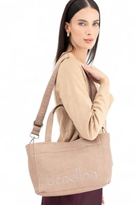 Benetton Soft Line Vizon Kadın El Çantası BNT1635