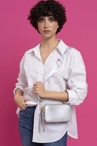 Sisley  Gümüş Kadın Çapraz Askılı Çanta SLY002