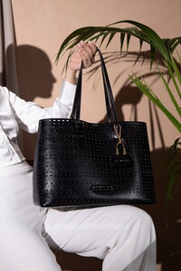 Sisley  Siyah Kadın Omuz Çantası SLY169