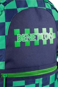  Benetton  Lacivert/Yeşil Unisex Okul Sırt Çantası BEN03773