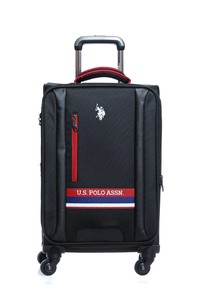 U.S. Polo Assn.  Siyah Kumaş Unisex Büyük Boy Valiz PLVLZ21258AB