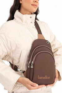  Benetton  Kahve-Camel Kadın Body Bag BNT1652