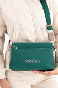  Benetton  Yeşil-Taş Kadın Çapraz Askılı Çanta BNT1667