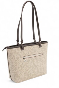  Benetton Monogram Taş-Kahve Kadın Omuz Çantası BNT1646