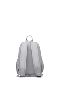  Smart Bags Krinkıl Açık Gri Kumaş Kadın Sırt Çantası SMB1187