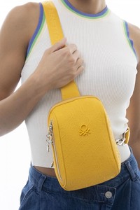  Benetton  Sarı Kadın Body Bag BNT1062