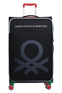  Benetton  Siyah Unisex Büyük Boy Valiz 14BNT2200-01