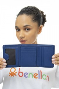  Benetton  Saks Mavi Unisex Portföy & Clutch Çanta BNT1037