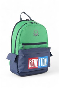  Benetton  Yeşil Unisex Okul Sırt Çantası BEN03785
