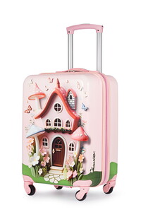  Bilik Deri Ultra Light Pembe Kız Çocuk Valizi BLK06 05