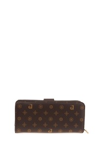  Pierre Cardin  Kahve Monogram Kadın Portföy & Clutch Çanta 06PC22K604-MN