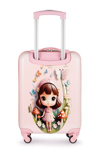  Bilik Deri Ultra Light Pembe Kız Çocuk Valizi BLK06 06