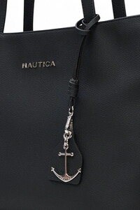  Nautica Logo Detaylı Siyah Kadın Omuz Çantası CN7578T