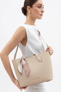 Sisley  Bej Kadın Omuz Çantası SLY165