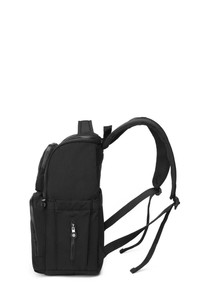 Smart Bags Krinkıl Siyah Kumaş Kadın Sırt Çantası SMB3000