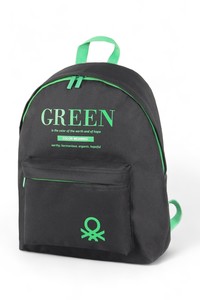  Benetton  Siyah Unisex Okul Sırt Çantası BEN03805