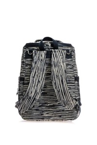  Smart Bags Krinkıl Bej-Lacivert-Çizgili Kadın Sırt Çantası SMK 3000