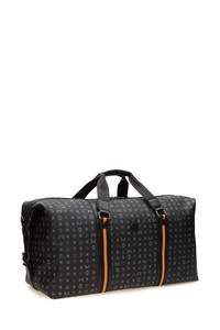  Bilik Deri Monogram Siyah Unisex Seyahat Çantası RH25 DUFFLE-MG