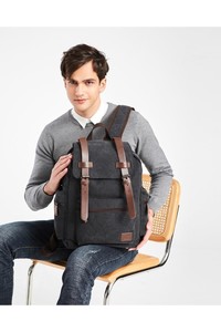  Cactive Kanvas Siyah Unisex Sırt Çantası CTV1262