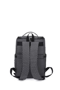  Smart Bags Krinkıl Siyah/Beyaz Kumaş Kadın Sırt Çantası SMB3000