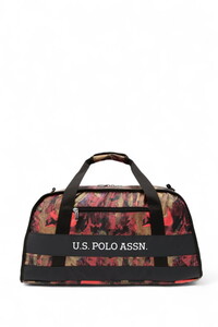 U.S. Polo Assn.  Siyah-Kırmızı Unisex Seyahat Çantası PLDUF23808