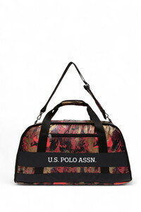 U.S. Polo Assn.  Siyah-Kırmızı Unisex Seyahat Çantası PLDUF23808
