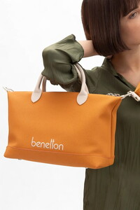  Benetton  Hardal-Bej Kadın Omuz Çantası BNT1612