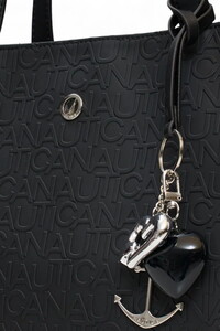 Nautica Logo Detaylı Siyah Kadın Omuz Çantası CN7530T