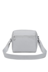  Smart Bags Krinkıl Açık Gri Kumaş Kadın Çapraz Askılı Çanta SMB3109