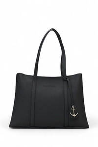  Nautica Logo Detaylı Siyah Kadın Omuz Çantası CN7585T