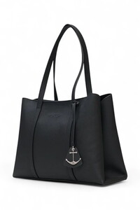  Nautica Logo Detaylı Siyah Kadın Omuz Çantası CN7585T