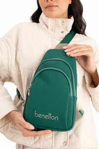  Benetton  Yeşil-Taş Kadın Body Bag BNT1652