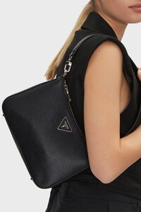 Guess Eco Jazlynn Siyah Kadın Omuz Çantası HWEZG952317