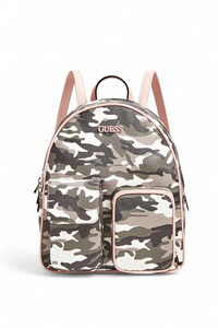 Guess Kamuflaj Siyah-Desenli Kadın Sırt Çantası CM775133