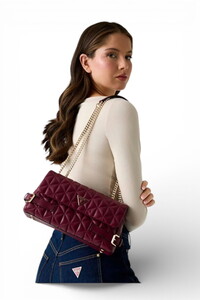  Guess Paisleigh Bordo Kadın Çapraz Askılı Çanta HWQG9883210