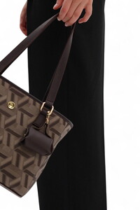  U.S. Polo Assn. Logo Detaylı Kahve Kadın Omuz Çantası US25504