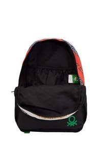  Benetton  Siyah-Çok Renkli Unisex Sırt Çantası BEN76131