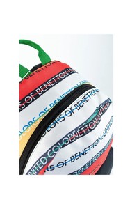  Benetton  Siyah-Çok Renkli Unisex Sırt Çantası BEN76131