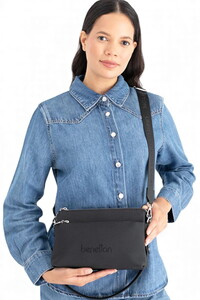 Benetton  Siyah Kadın Çapraz Askılı Çanta BNT1667