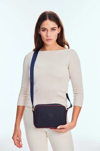 U.S. Polo Assn.  Lacivert/Bordo Kadın Çapraz Askılı Çanta US24733